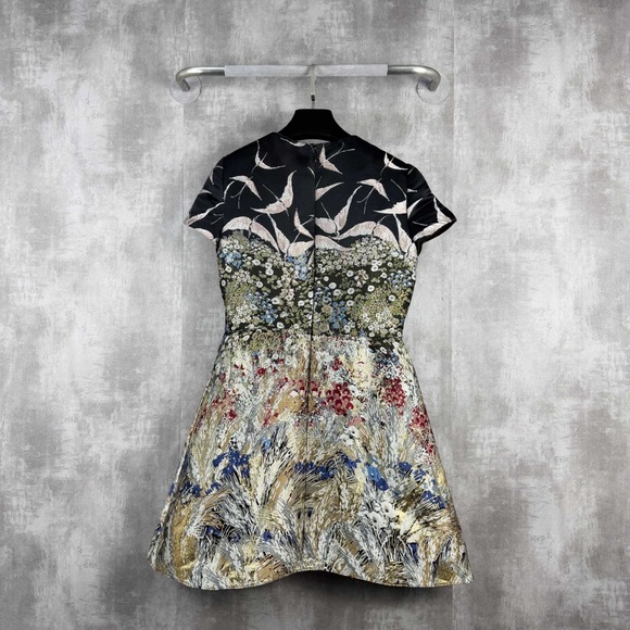 ❌sold❌Authentic Valentino Multicolor Floral Mini Dress - Picture 3 of 9